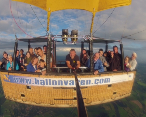 Ballonvaart vanaf Apeldoorn met piloot Marcel